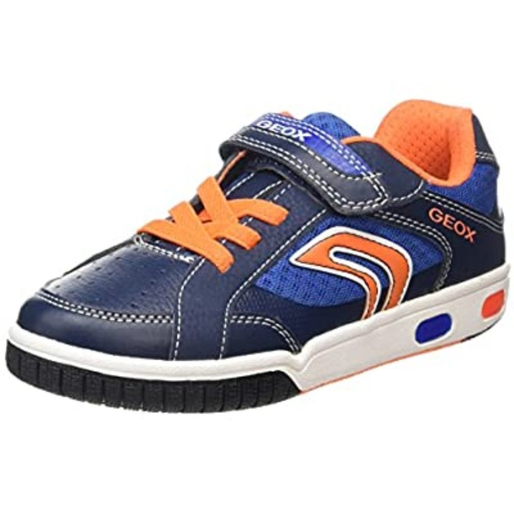 Geox J Gregg A Velcro & Lace Sneaker